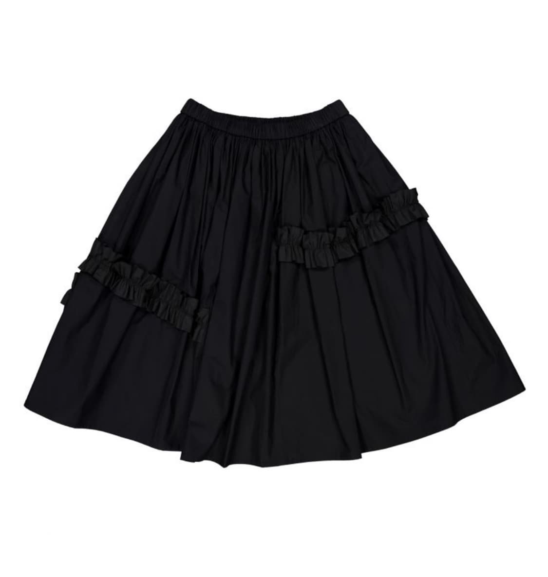 alloy ruffle skirt black 상품이미지1