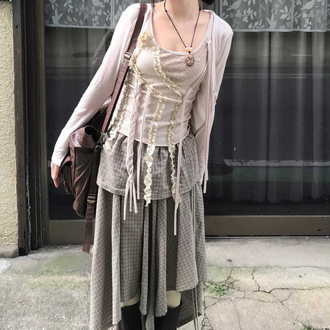 시즐 코디세트 ( 가디건 나시 스커트) 개별구매가능 상품이미지1