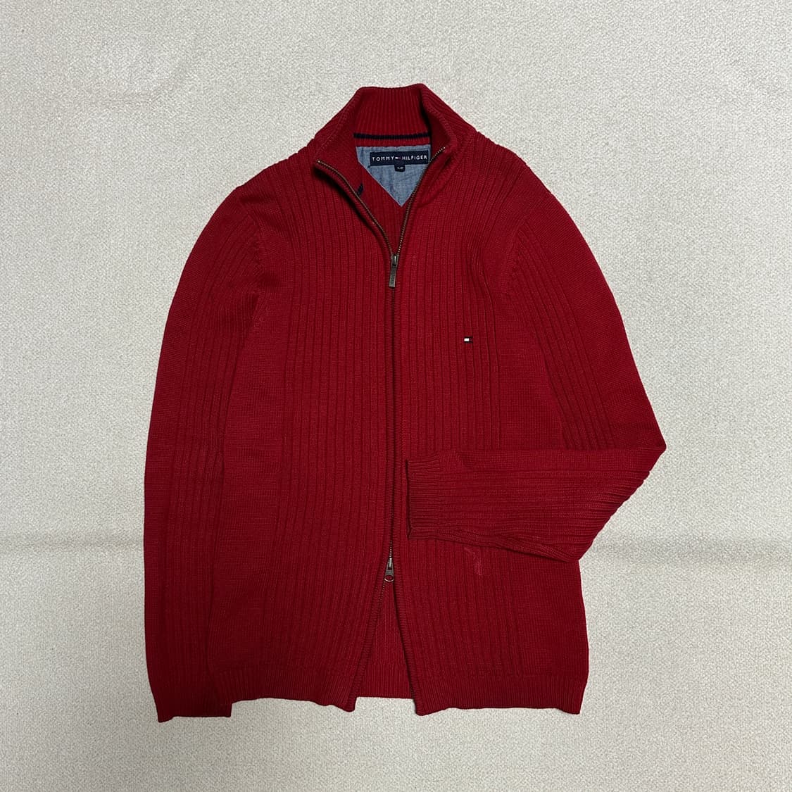 타미힐피거 니트 집업 상품이미지1