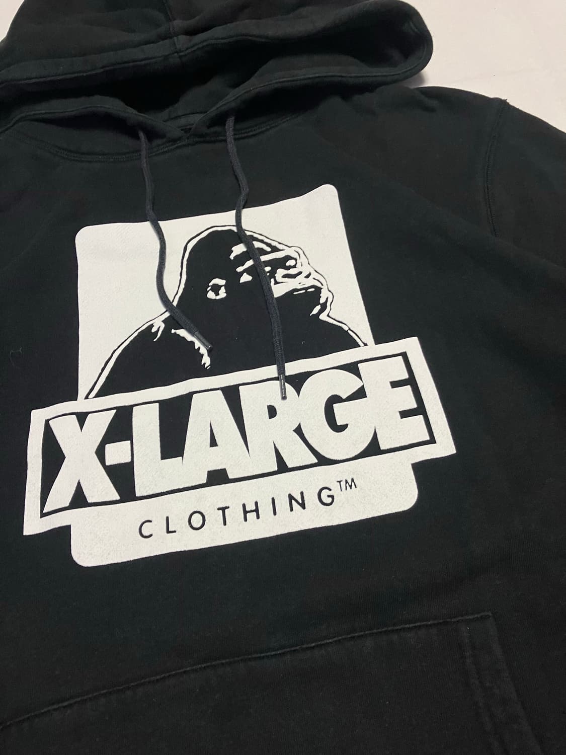 엑스라지 XLARGE 빅로고 후드티 블랙 상품이미지2