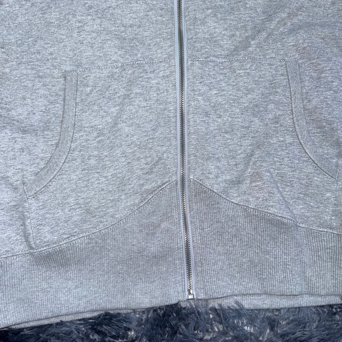 투티/0113 DKNY 액티브 y2k 기모 그레이 후드 집업 스포티  상품이미지7