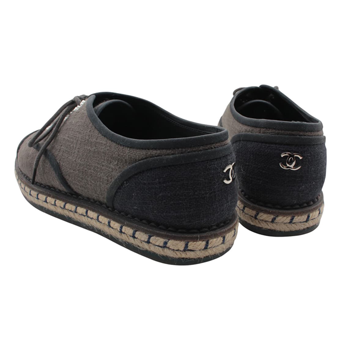 샤넬 투톤 린넨 스니커즈 36 상품이미지4