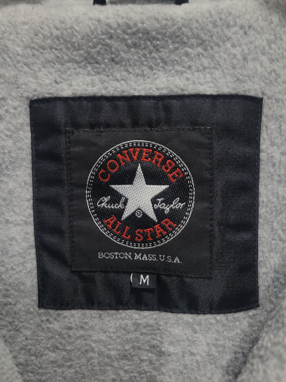 CONVERSE 올스타 올드스쿨 빅로고 자수로고 웜업 후드 집업 자켓  상품이미지6