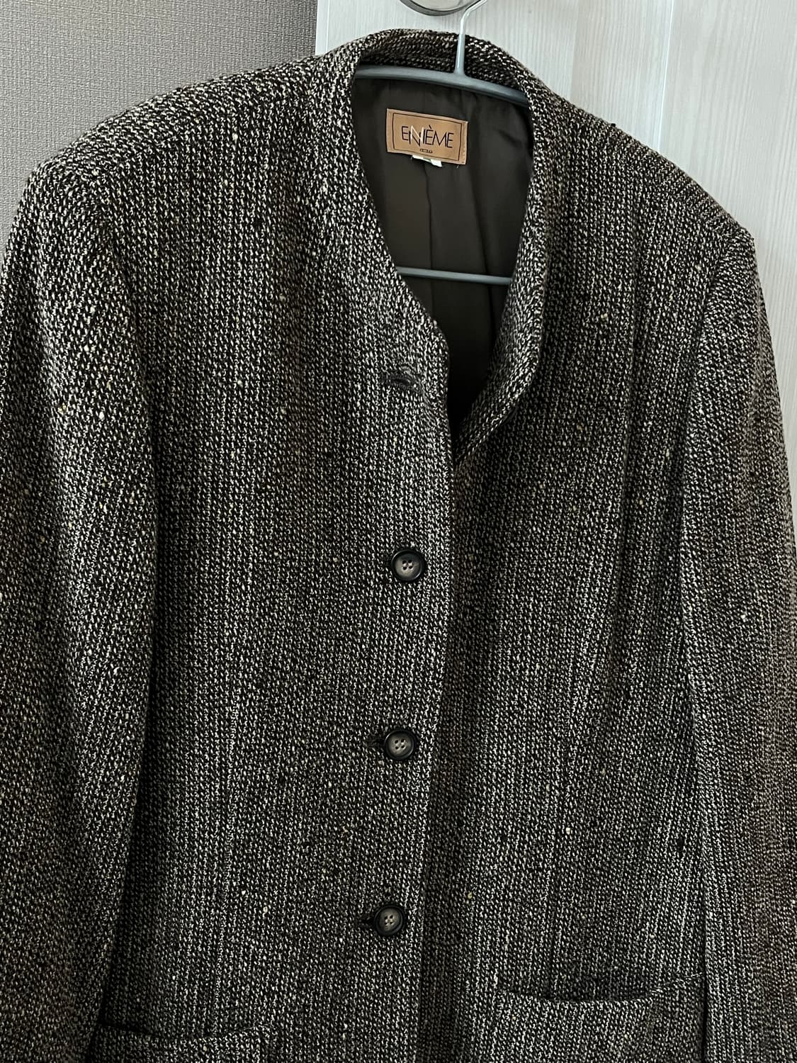 (빈티지) 노카라 울 자켓 상품이미지3