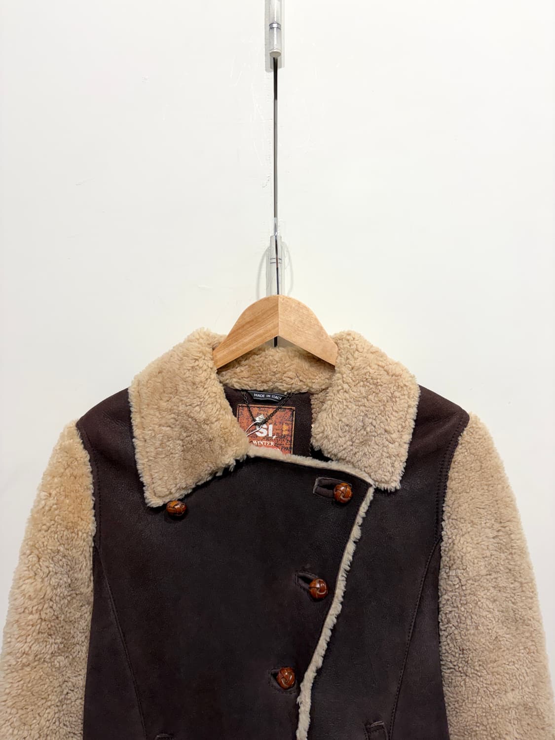 이태리 시어링 레더 무스탕 자켓 상품이미지4