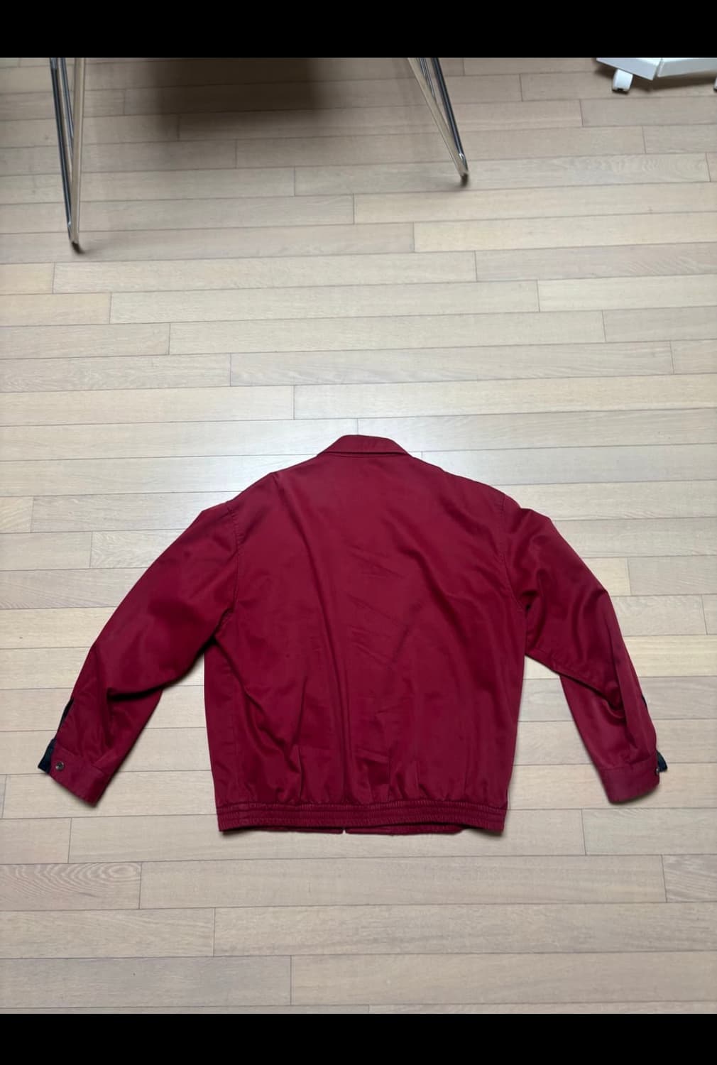 폴로 랄프로렌 코튼 해링턴 자켓 L 버건디 상품이미지2