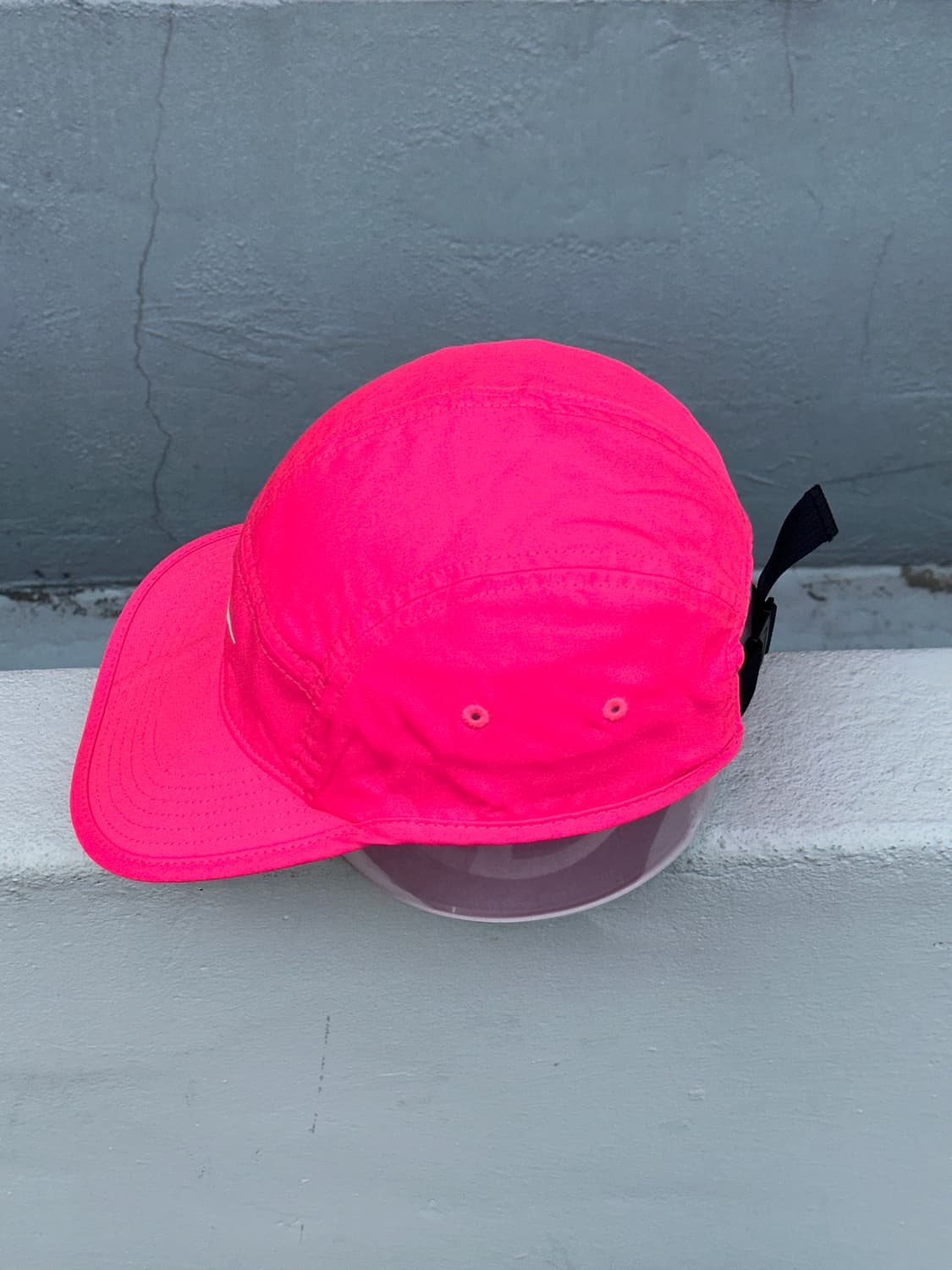 [S-M] NIKE 나이키 로고 핫핑크 캠프캡 러닝 모자 상품이미지3