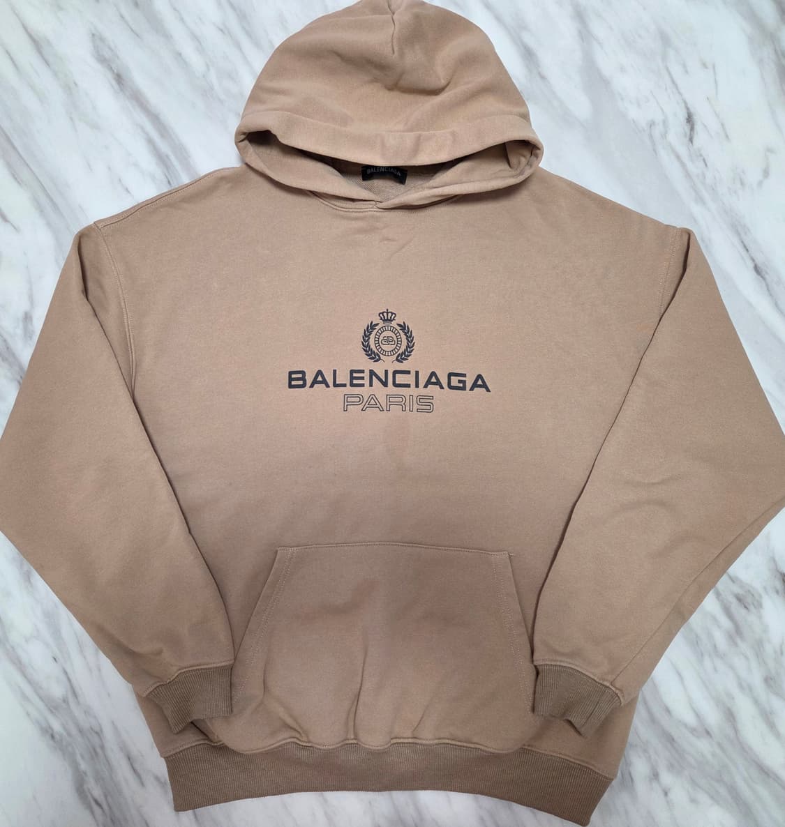 발렌시아가 프린트 후드티 상품이미지1