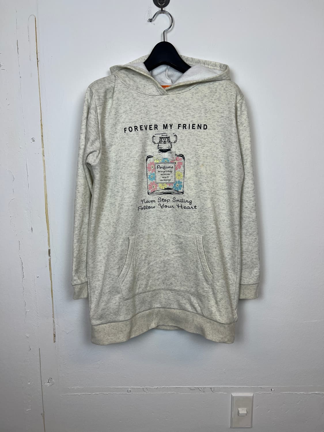 JPN 모리/러블리/펑크/Y2K 프린팅 후드티 SIZE 160 상품이미지1