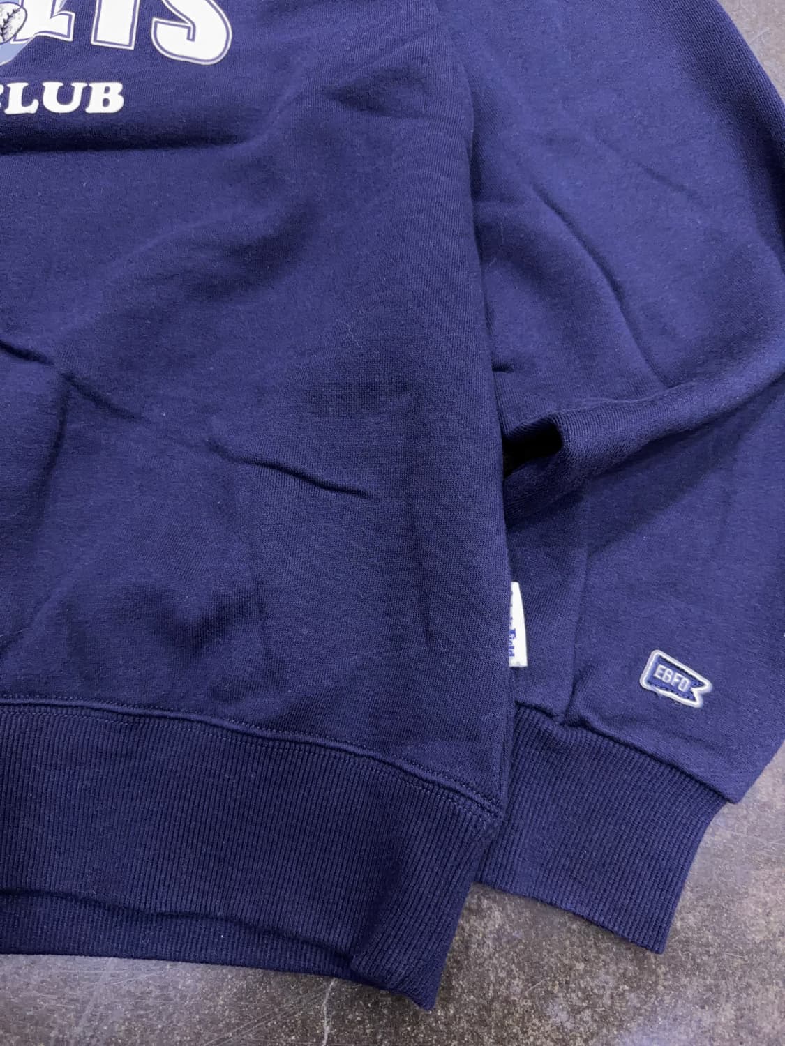 이벳필드 어센틱 클럽 자수 맨투맨 스웻셔츠 네이비 M 상품이미지5