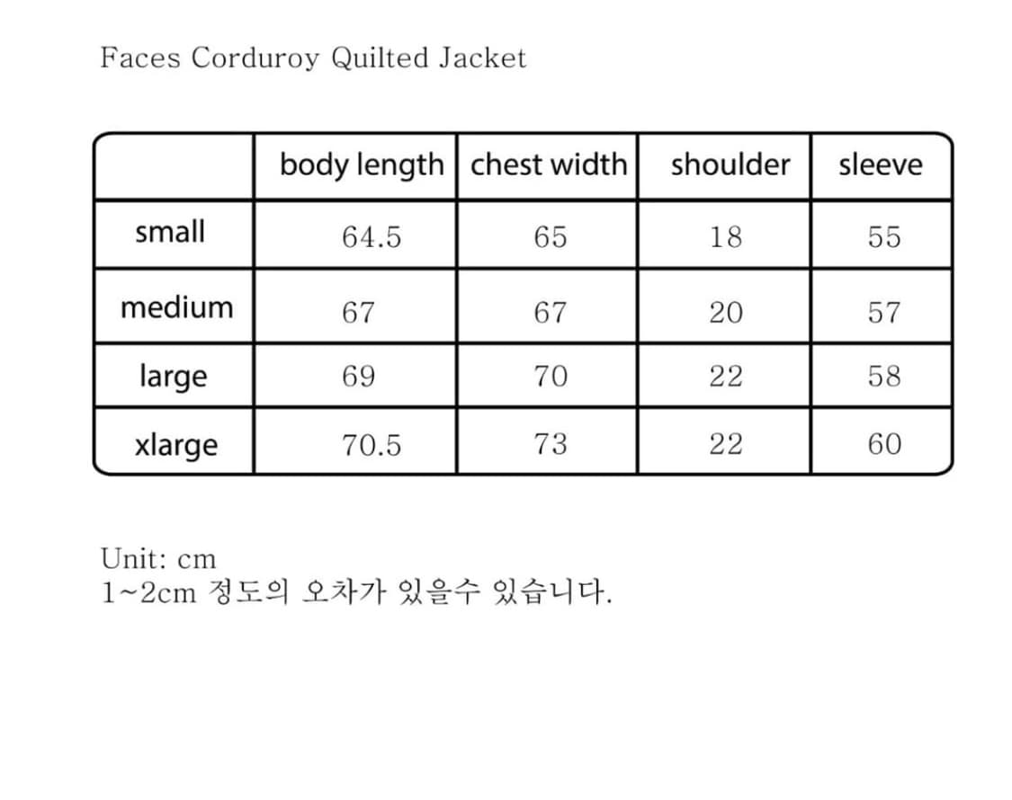 라브로스 코듀로이 자켓 s 상품이미지5