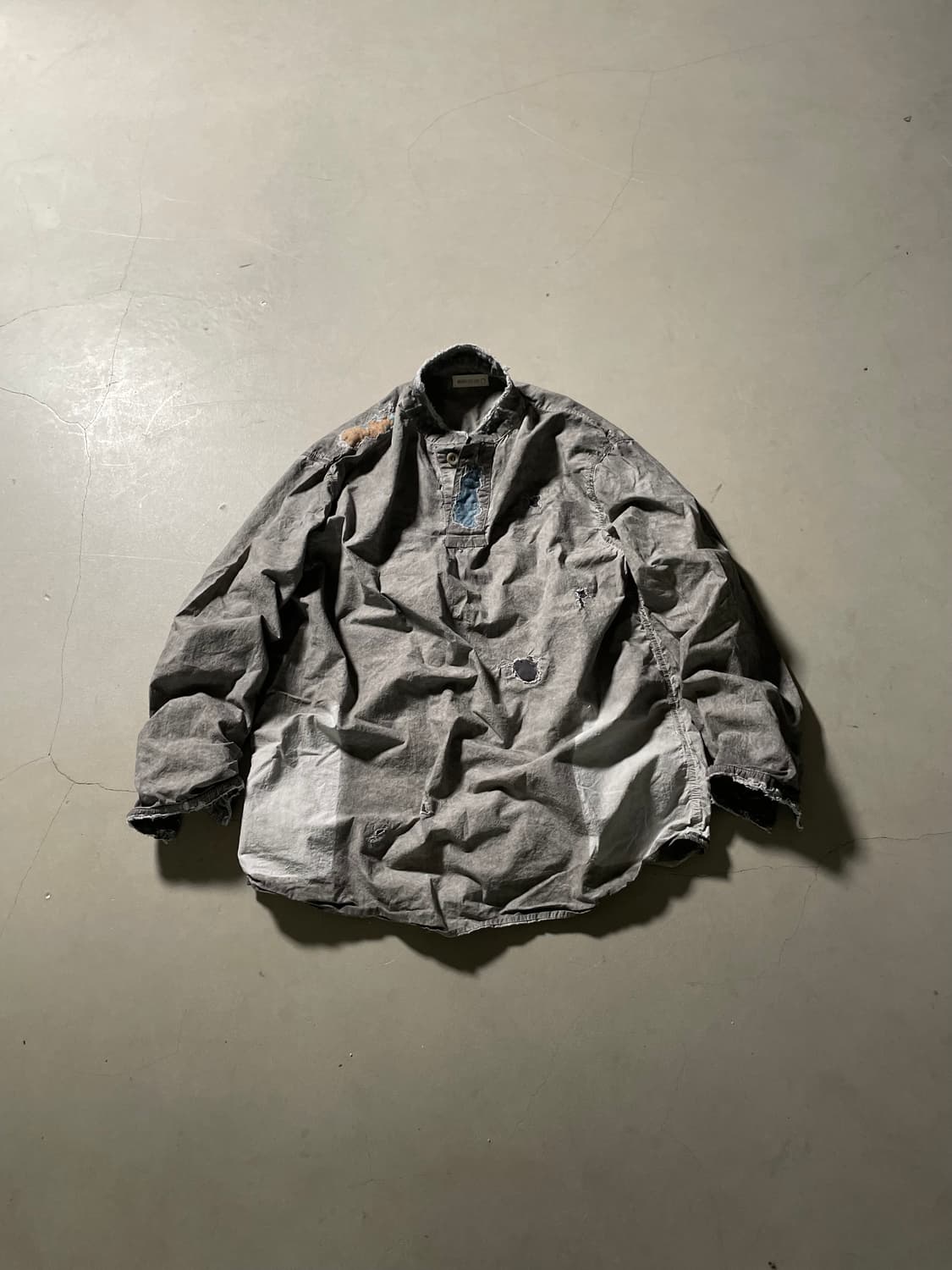 KZ ATELIER Dyed Distressed Pullover 상품이미지1