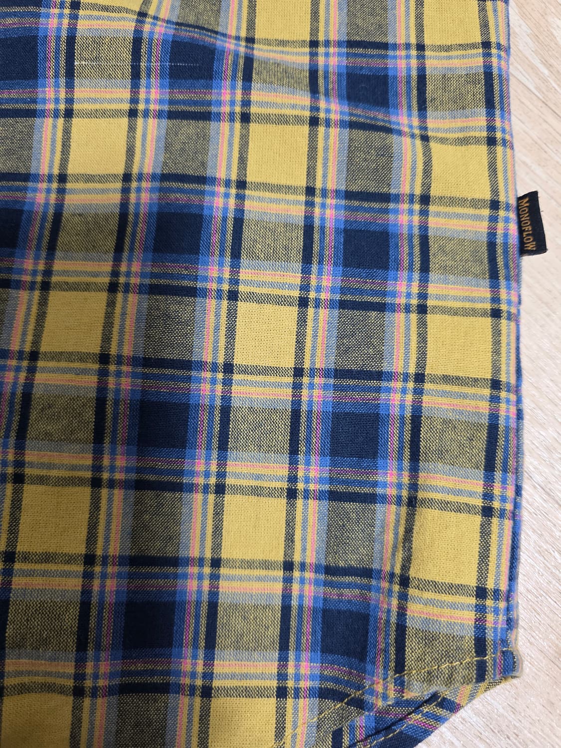 모노플로우 체크 셔츠 M 상품이미지5