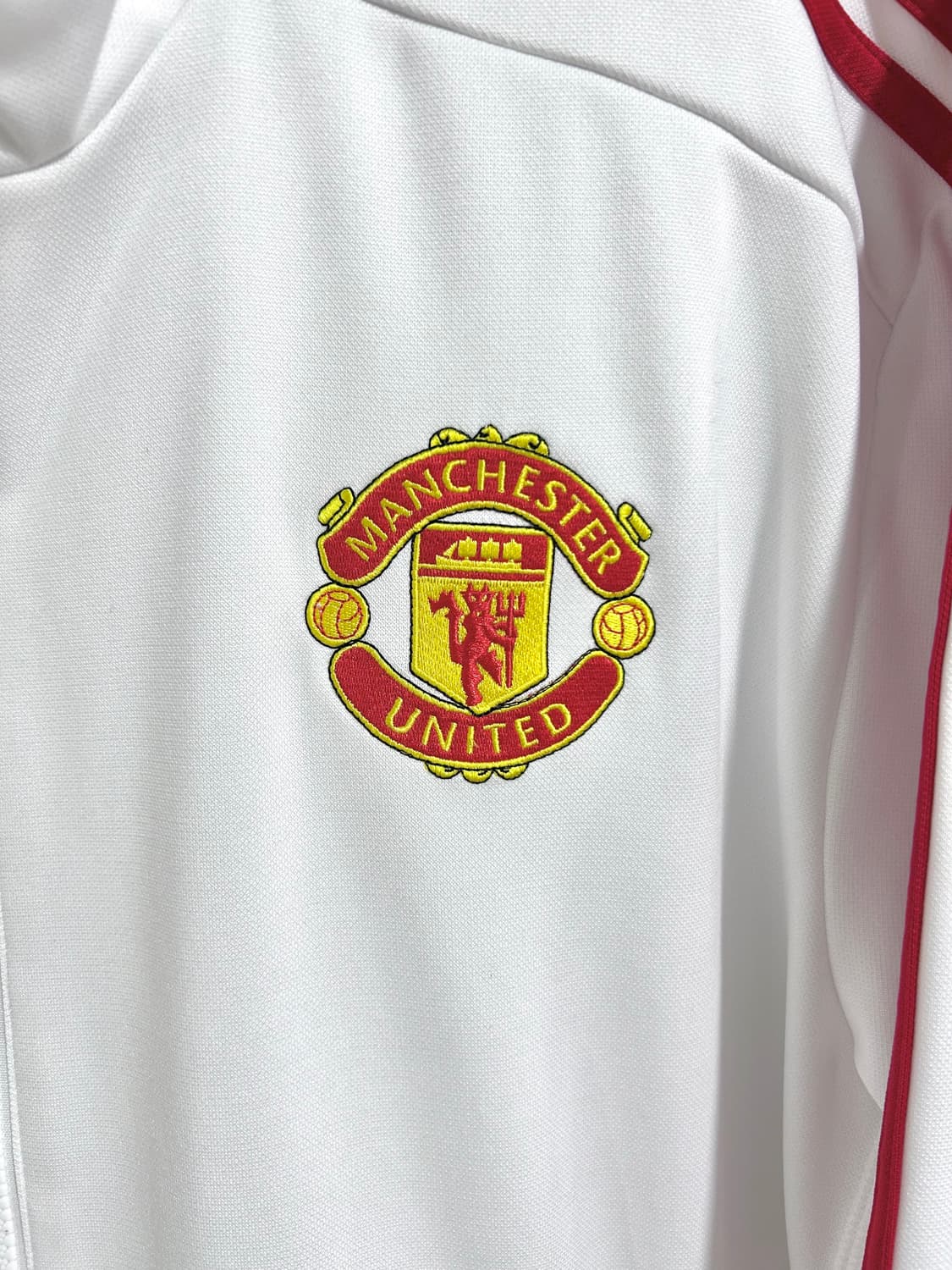 아디다스 맨유 져지 트랙탑 흰빨 상품이미지3