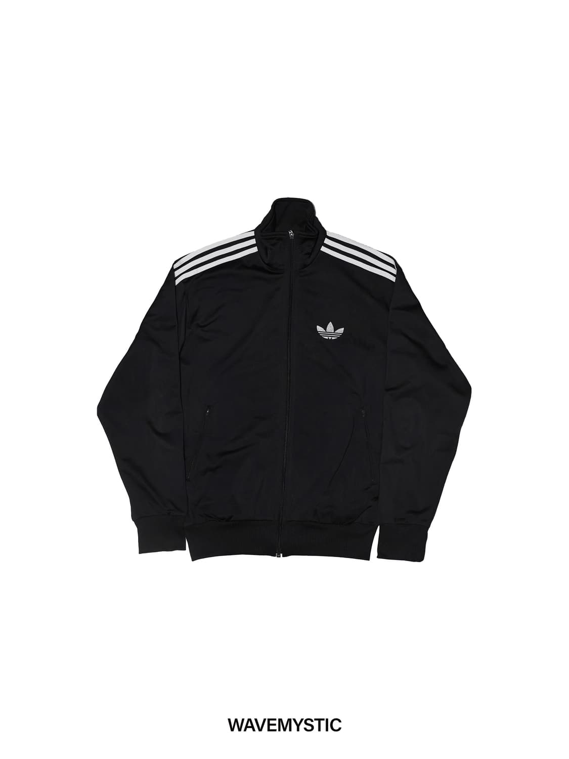 아디다스 실버 실크 삼선 트레이닝 블랙 저지 상품이미지1