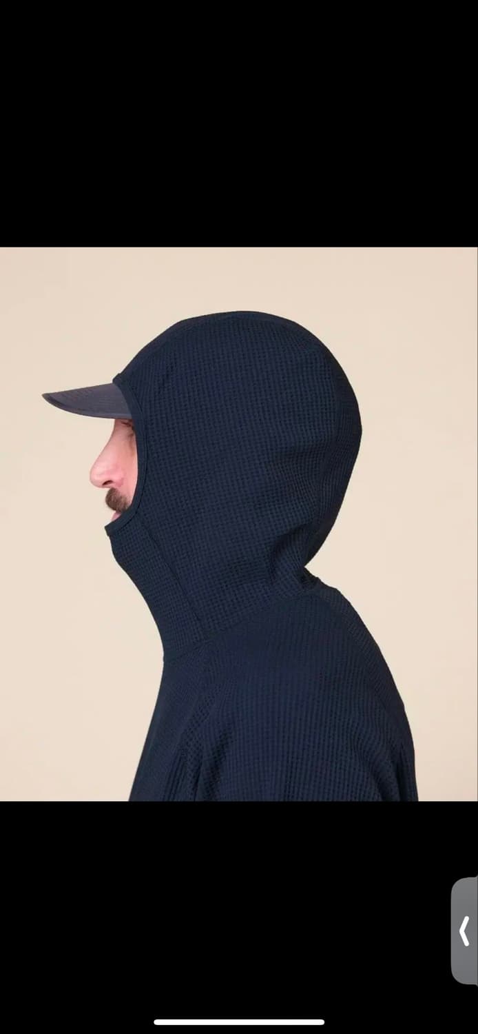 골드윈 와플 후드 블랙 5 XL 상품이미지1