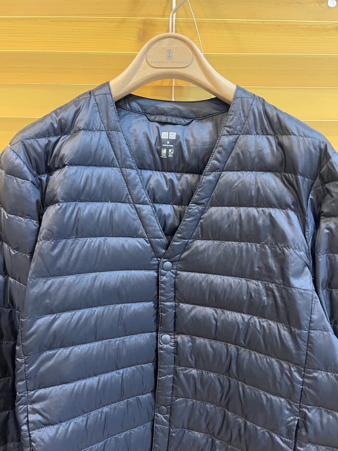 유니클로 남여공용 네이비 다운패딩점퍼 경량패딩점퍼 상품이미지1