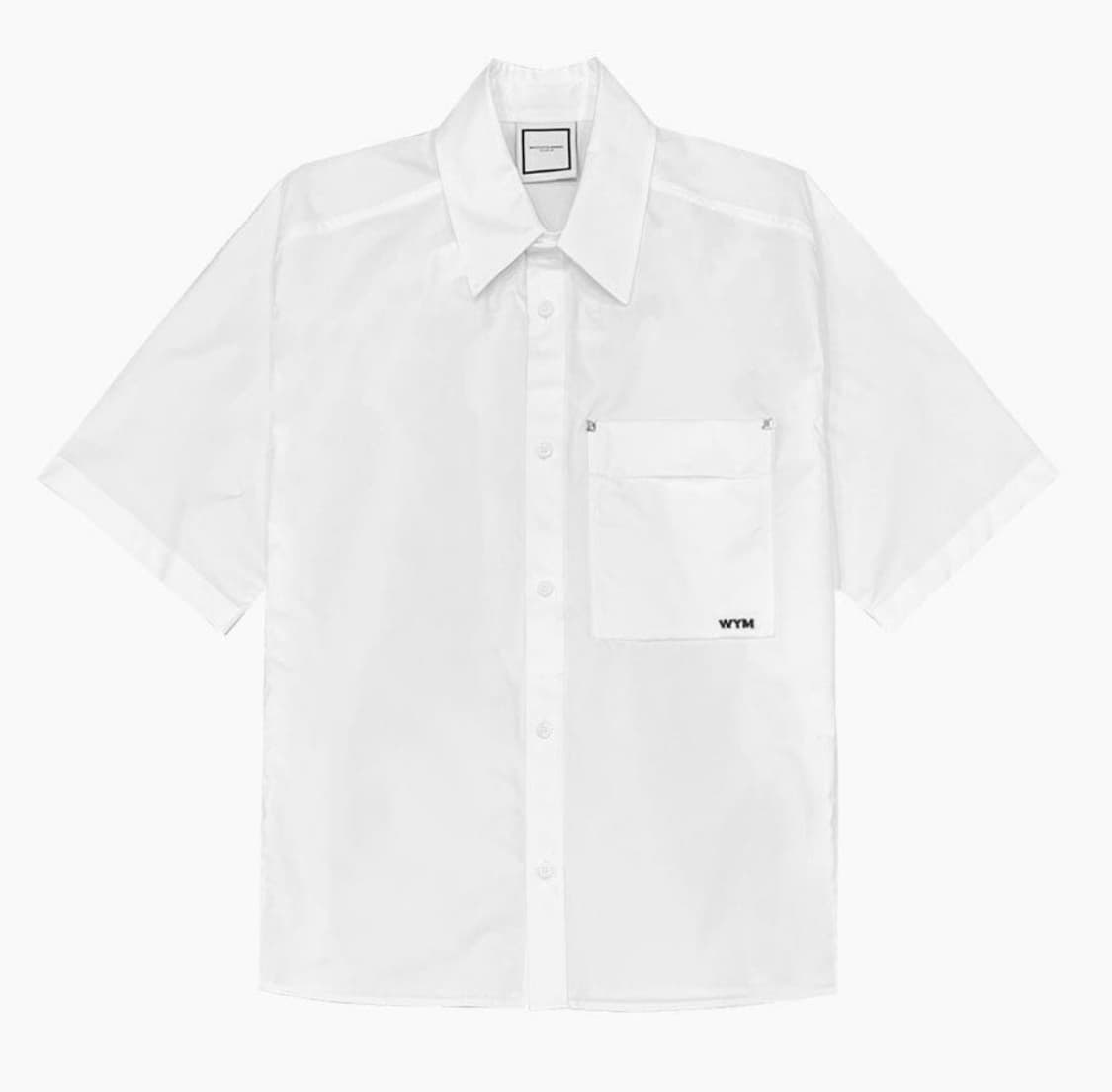 [상태좋음] 우영미 백로고 숏슬리브 셔츠 48(100) 상품이미지3