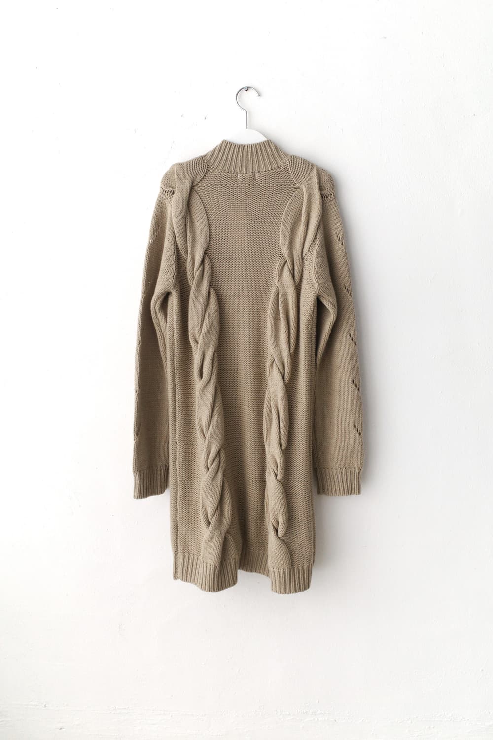 cable knit long cardigun 상품이미지2