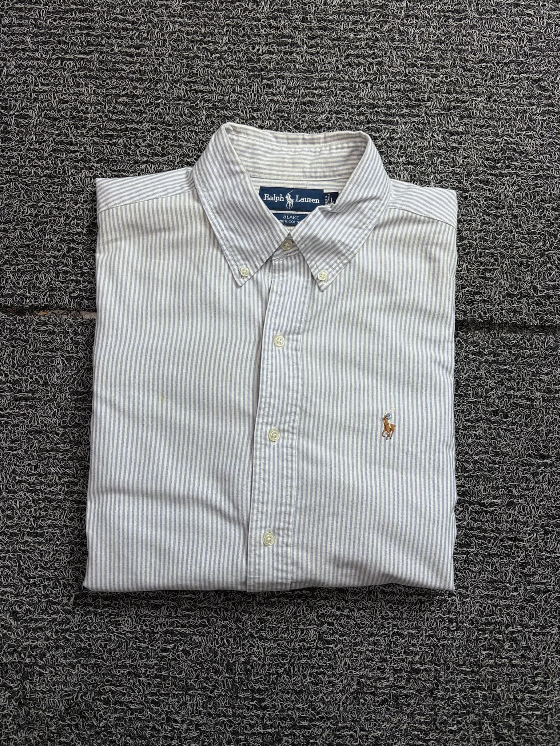 폴로 랄프로렌 포니로고 클래식핏 스트라이프 옥스퍼드 셔츠 2109 상품이미지1