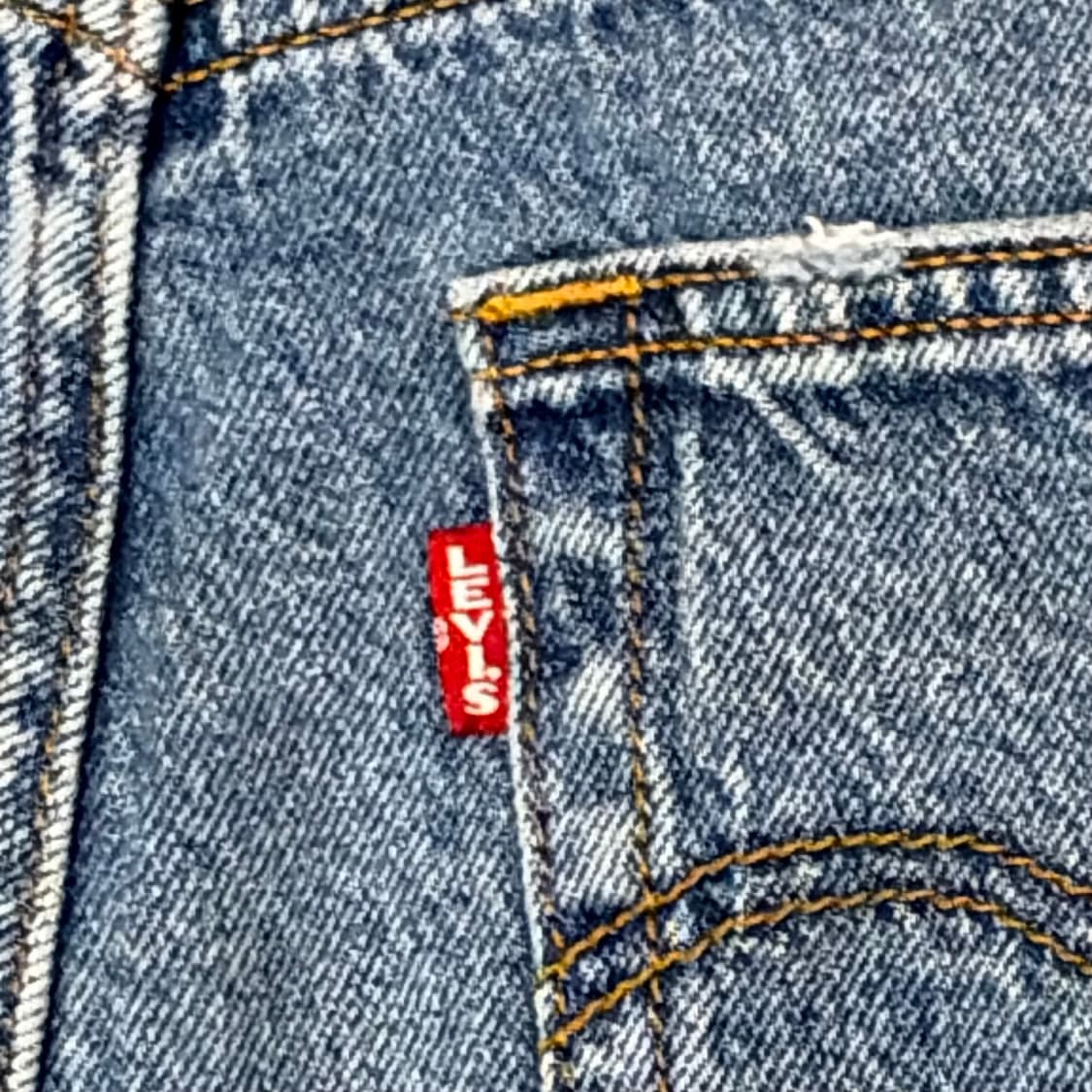 USA 빈티지 리바이스 립케이지 스트레이트 청바지 상품이미지9