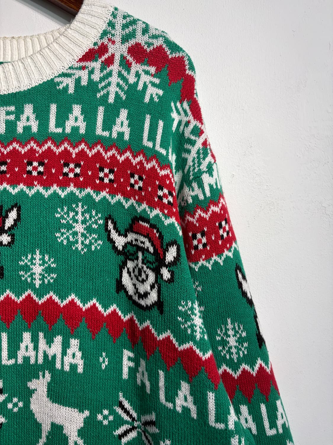 U.S.A. 크리스마스 어글리니트 XL (코튼60%) 어글리스웨터 상품이미지4