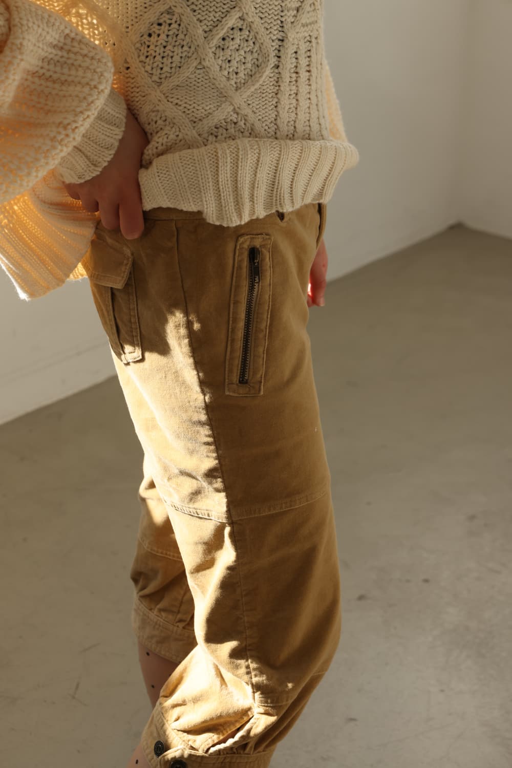 카멜 팬츠 상품이미지1