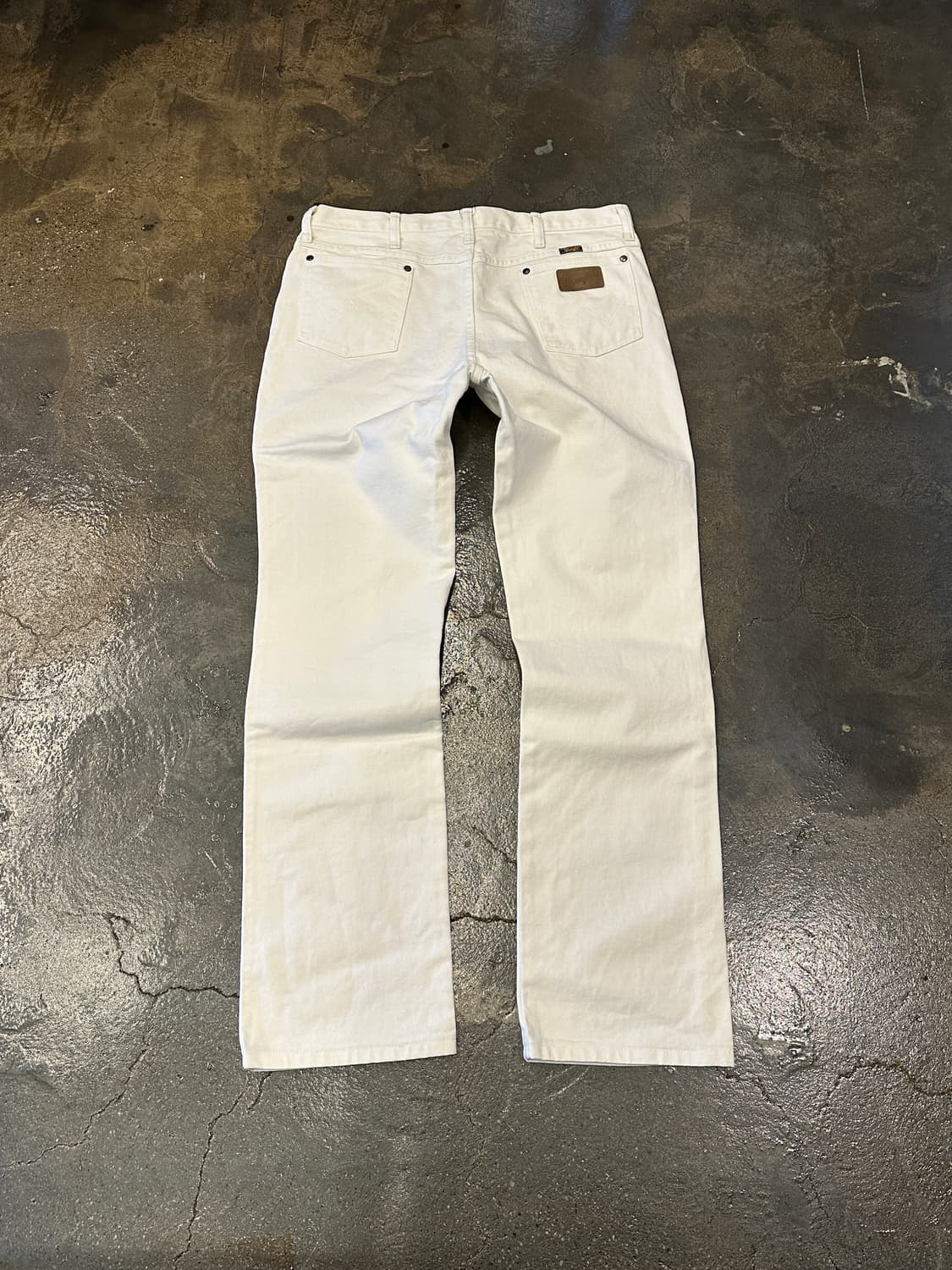 Wrangler 랭글러 화이트 데님 팬츠 36x34 상품이미지2