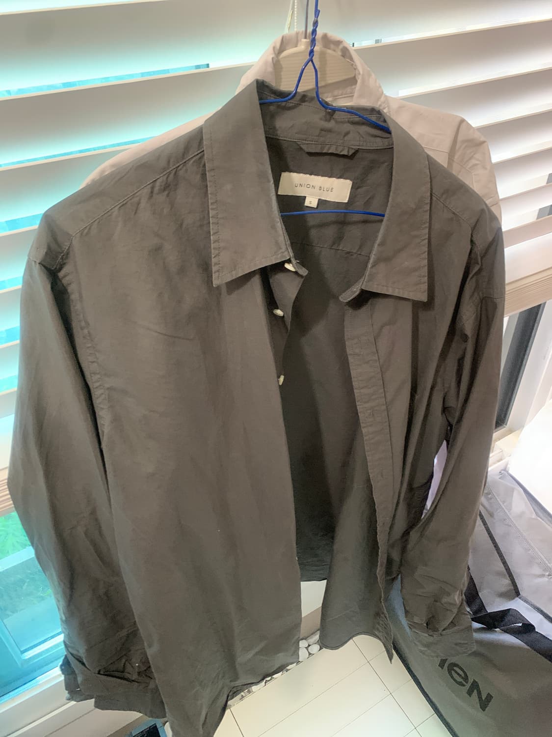 유니온블루 editor shirt S gray graphite 일괄 상품이미지1