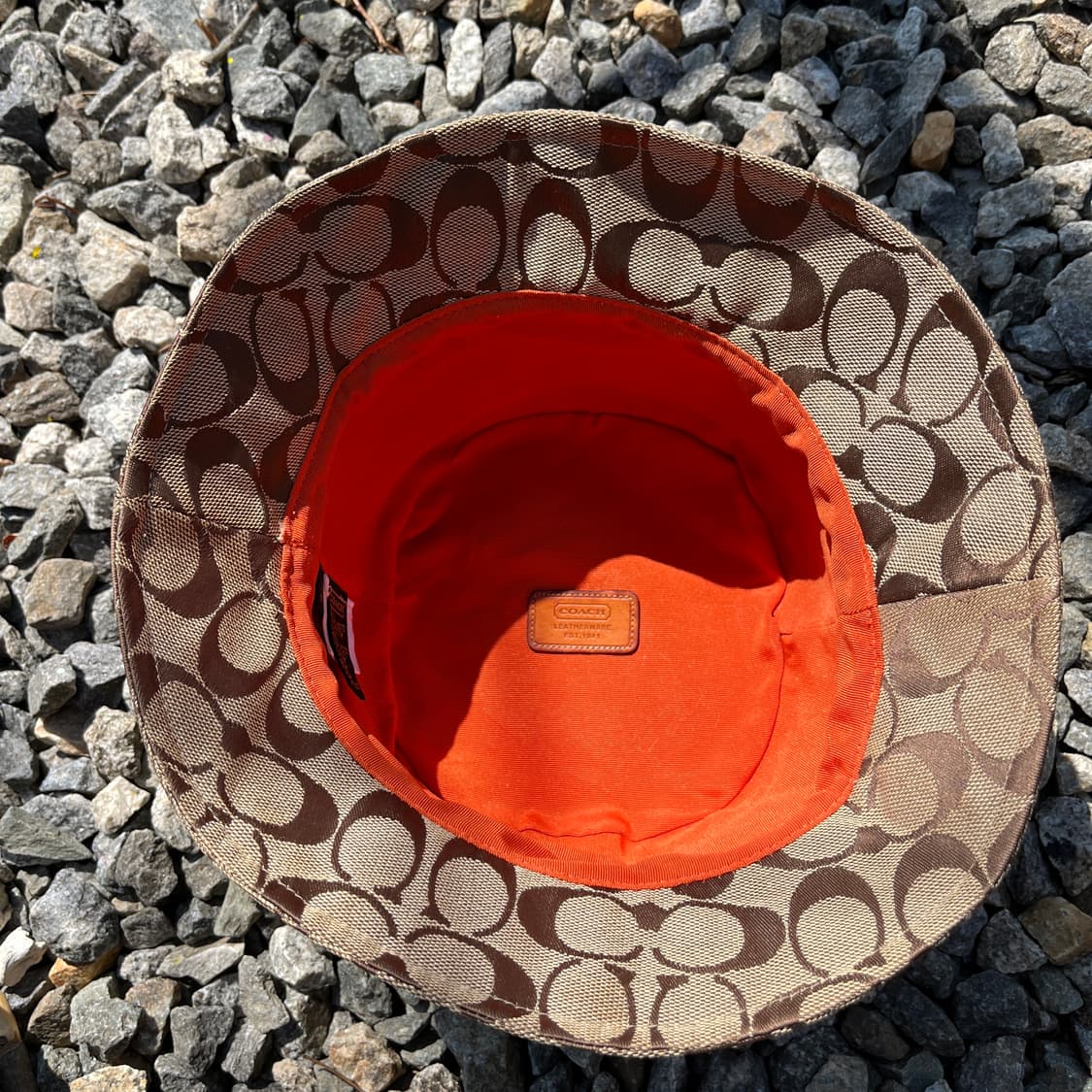코치 시그니처 버킷햇 브라운 상품이미지5