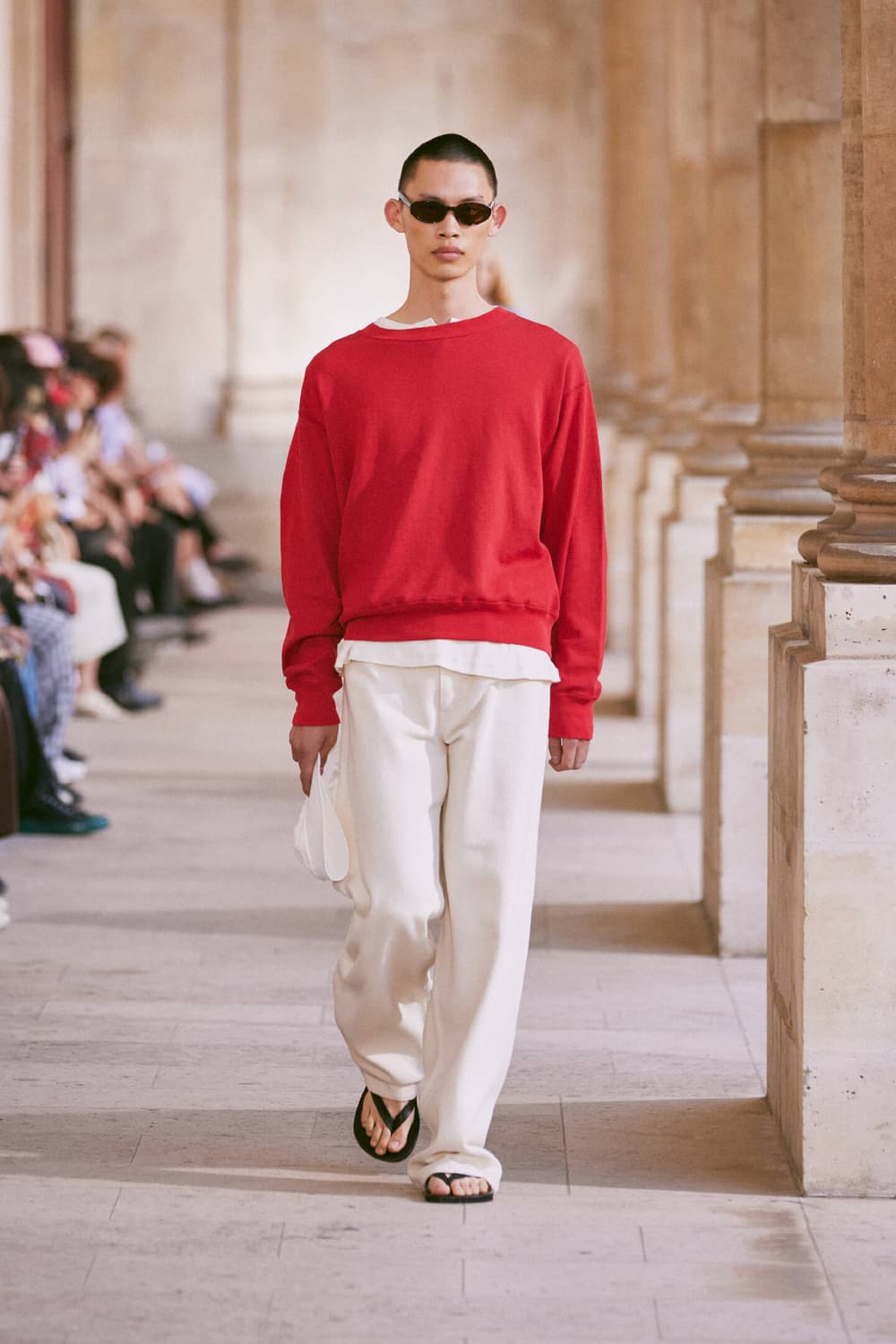 [4] AURALEE 오라리 실크 넵 데님 5P 와이드 팬츠 상품이미지2