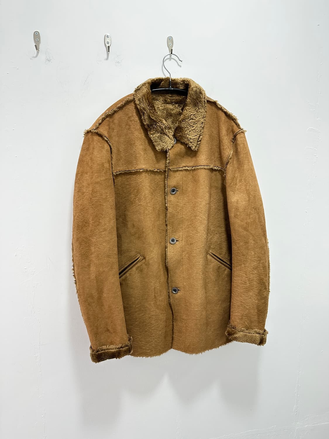 Alexander Julian 00s suede fur jacket  상품이미지4