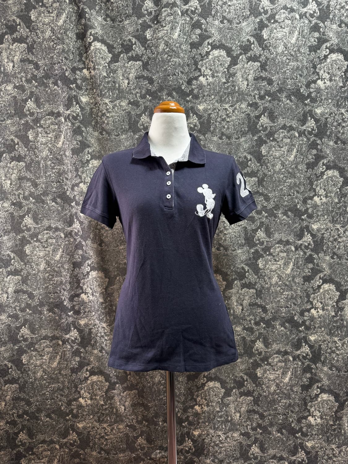 ignio 디즈니 미키마우스 카라 반팔 상품이미지1