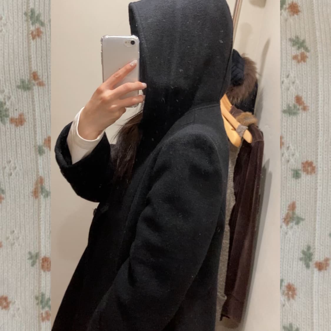 빈티지 블랙 코트 상품이미지2