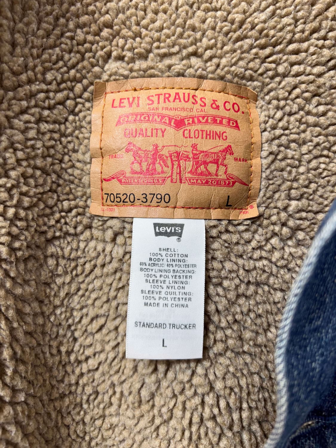 LEVI'S  Sherpa Denim Jacket 상품이미지8