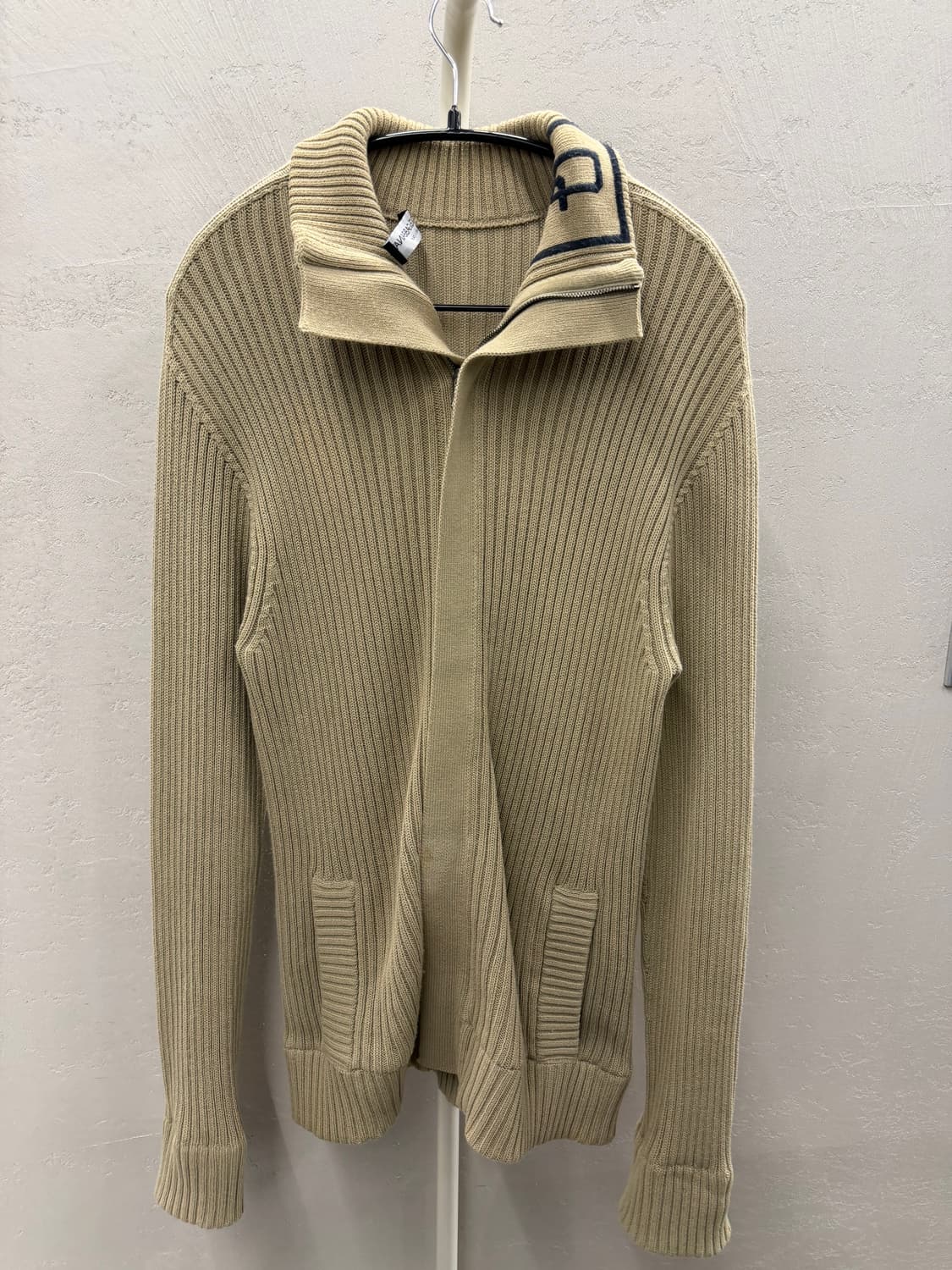 돌체앤가바나 베이지 골지 니트 집업 S-E 상품이미지2