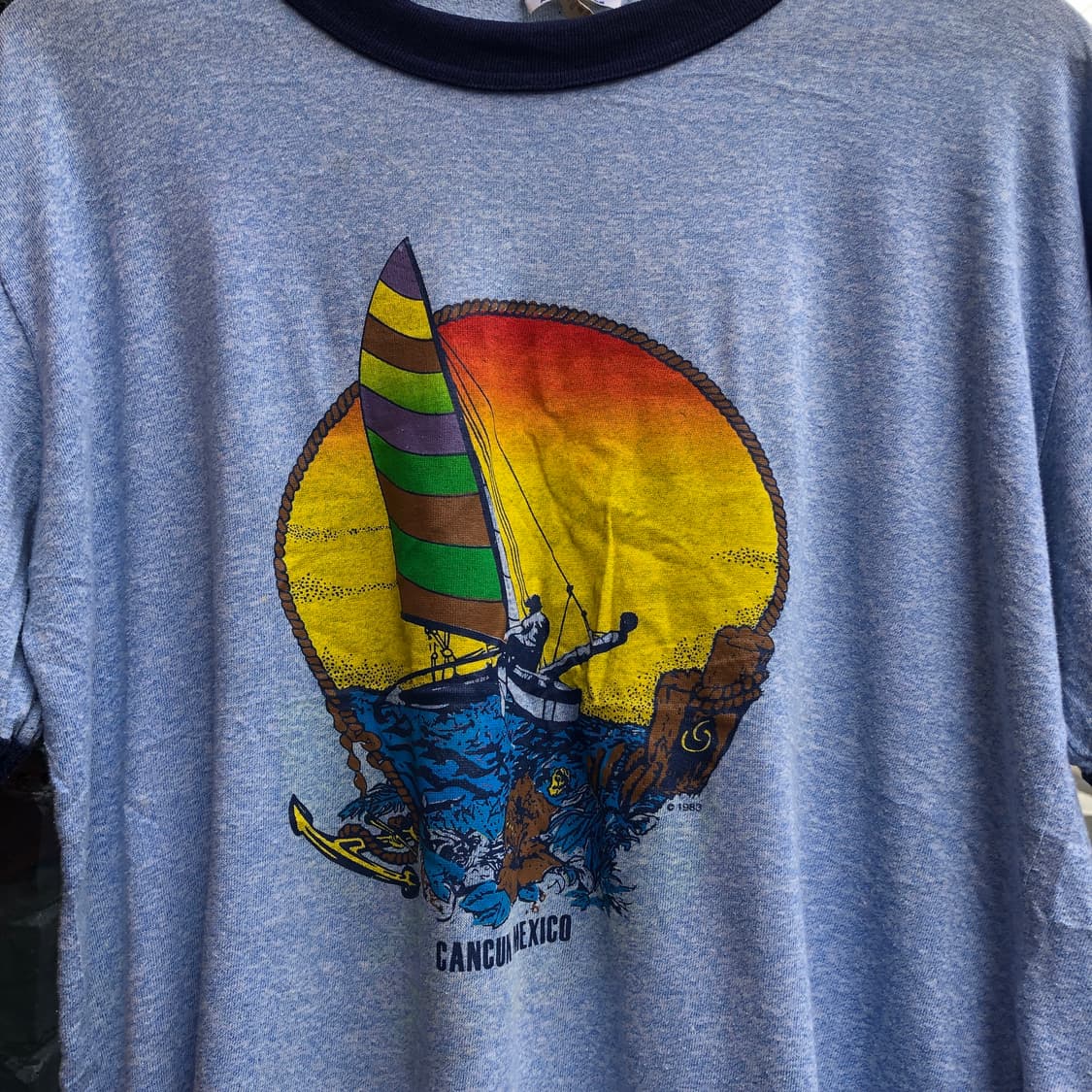 70s~90s Ringer T-shirt-L 상품이미지2