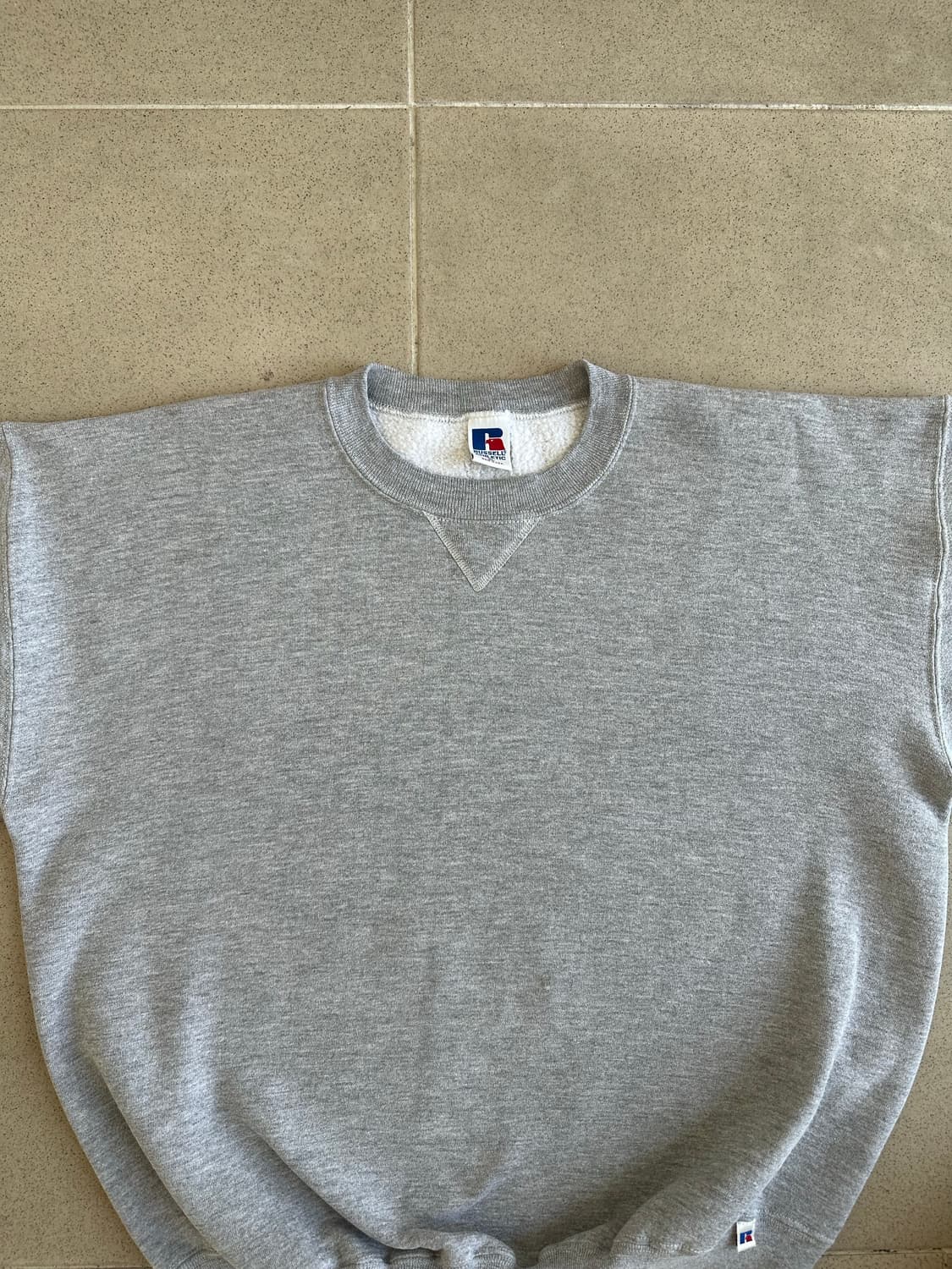 90s 빈티지 러셀 스웻셔츠 그레이 XL USA 상품이미지4