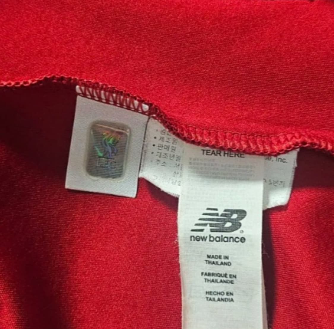 뉴발란스 X 리버풀 트레니잉 져지 상품이미지4