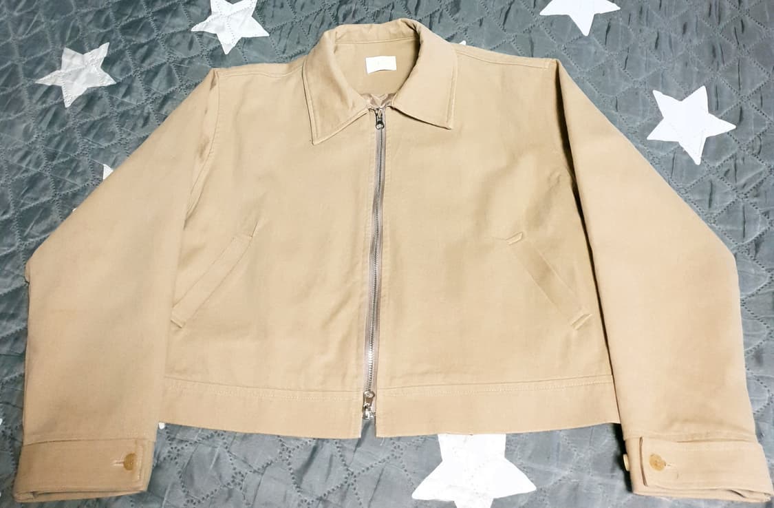 언더비 MAYVI 하이퀄리티 2WAY지퍼 집업 코튼 자켓 (F) 상품이미지2