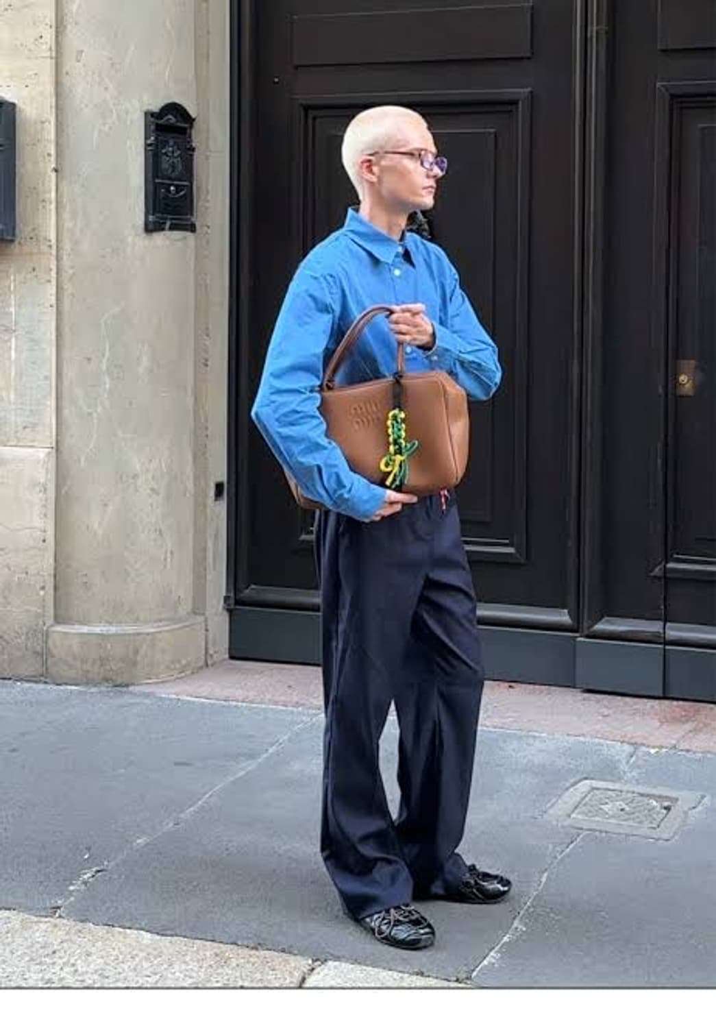 MIU MIU 미우미우 블루 셔츠 IT38 판매해요 상품이미지4