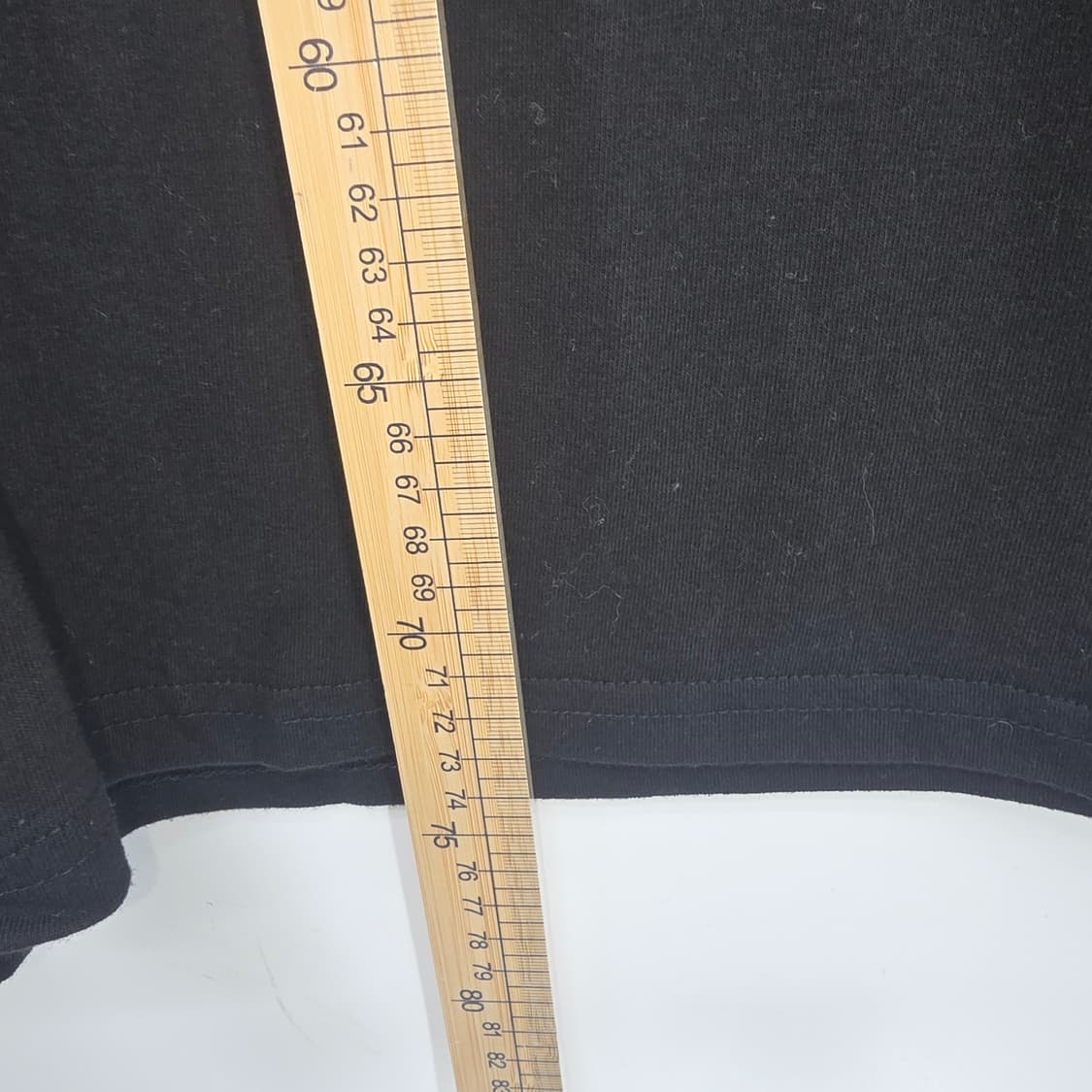 블랙 프린팅 티셔츠 L (미착용) 상품이미지5