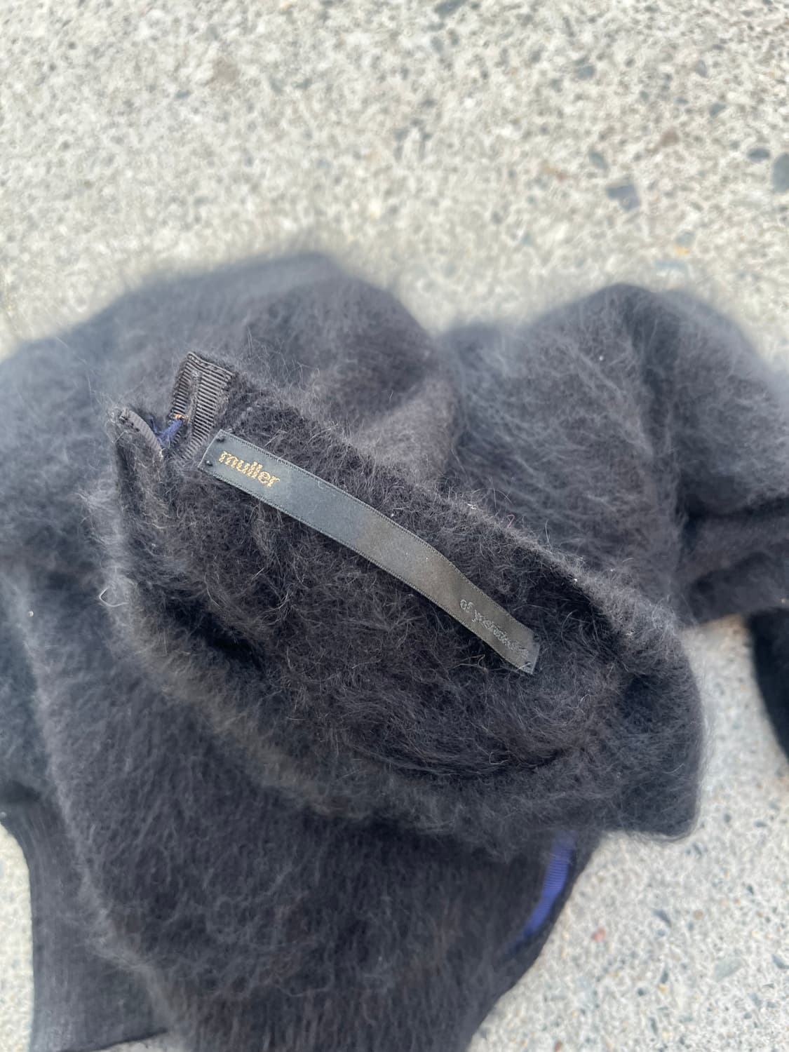 YOSHIO KUBO 앙고라 가디건 상품이미지5