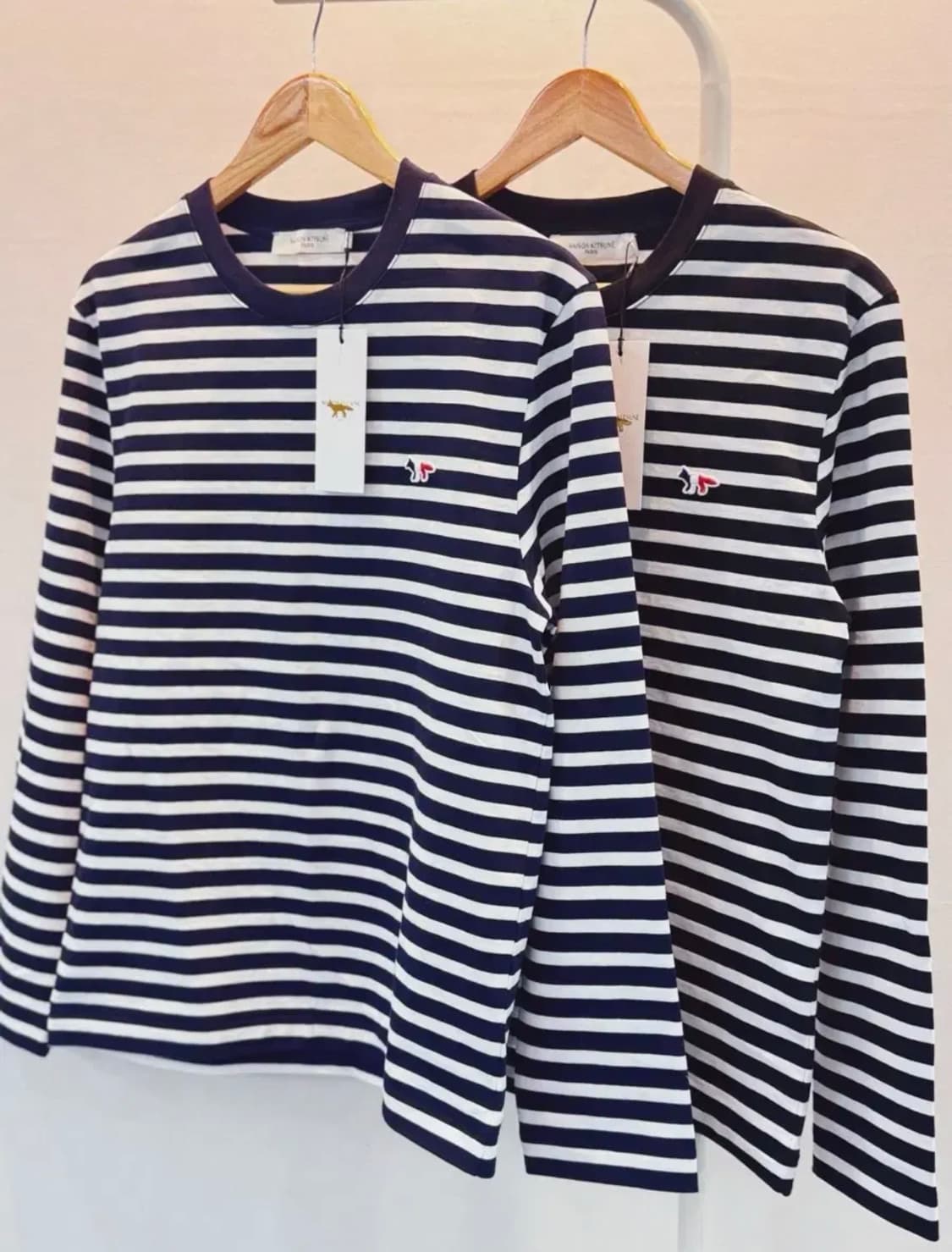 🔥[새상품/정품]🔥 메종키츠네 스트라이프 롱슬리브 상품이미지1