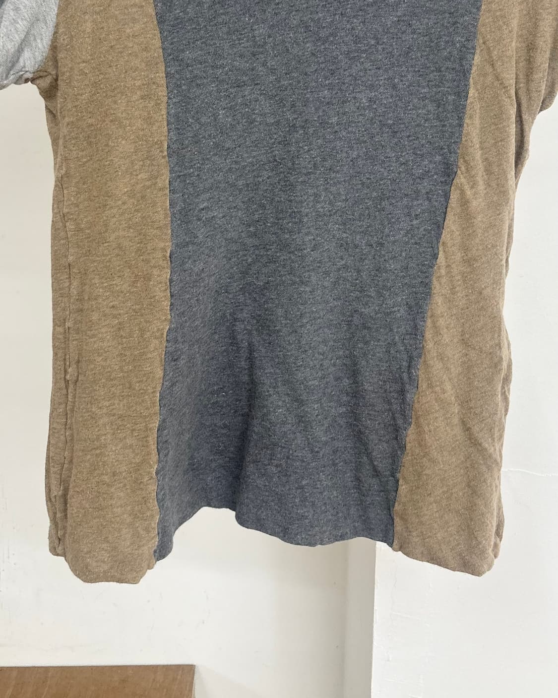 요지 야마모토 리버시블 그레이 반팔 티셔츠 상품이미지5