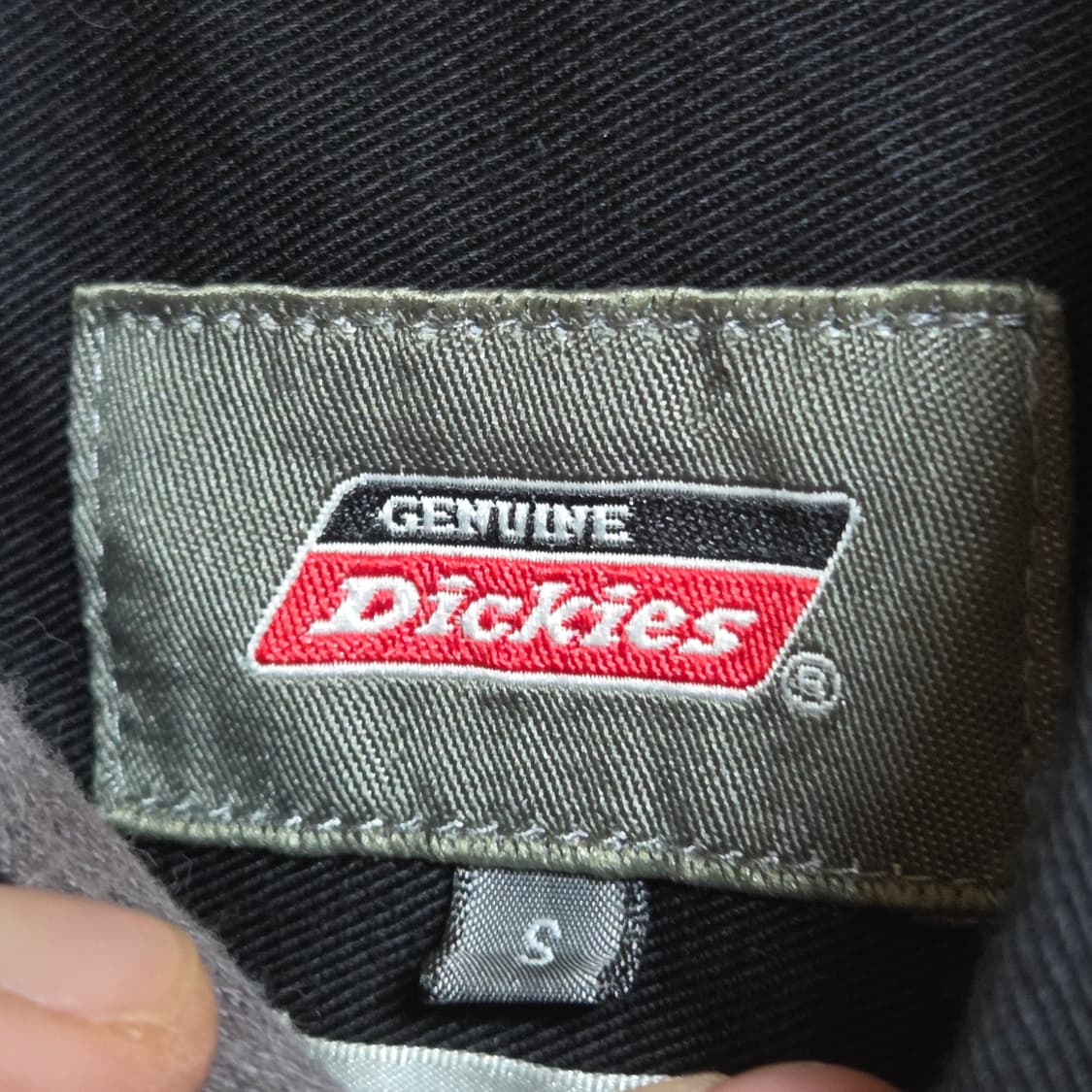 JPN 디키즈 레터링 블랙 코튼 셔츠 상품이미지7