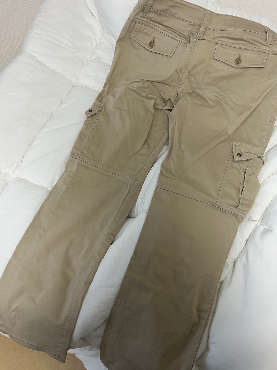 빈티지 팬츠 바지 카고바지 베이지 상품이미지5