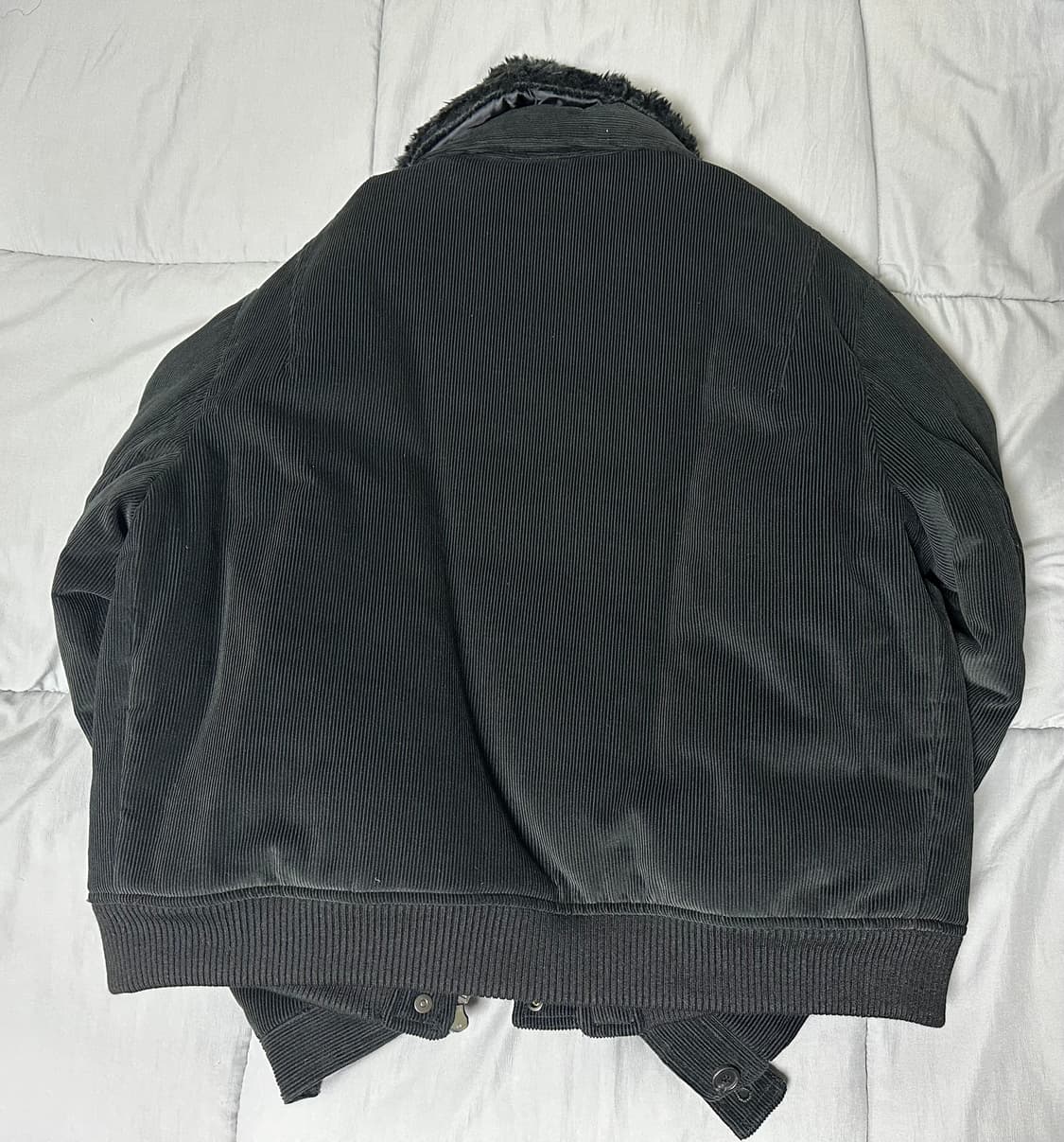 알렌느 디테쳐블 코듀로이 패딩 블루종 블랙 2사이즈 새제품 상품이미지2