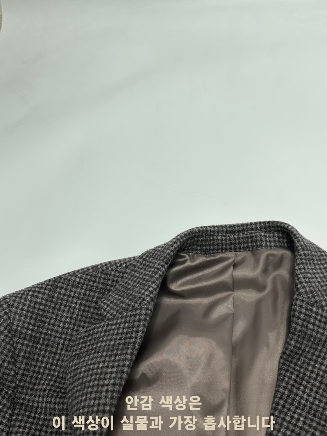 Brentwood 브렌우드 체크 투버튼 모직 블레이저 자켓 상품이미지6
