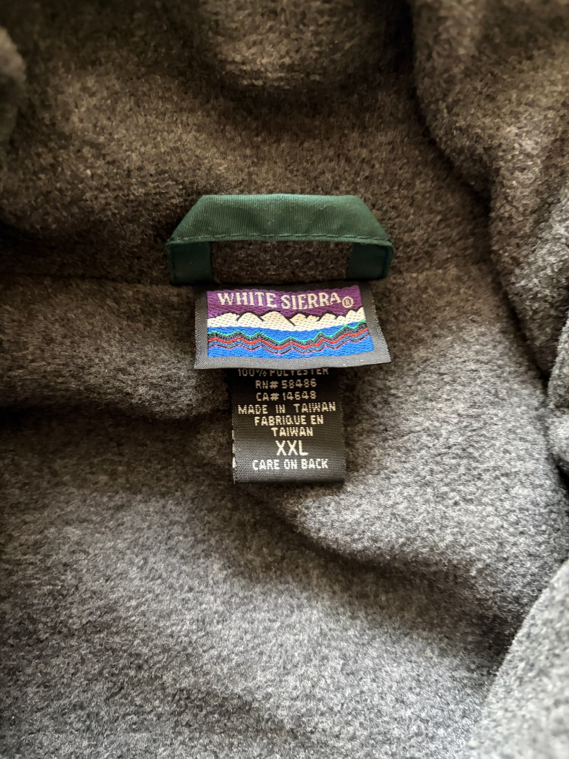 90s 화이트 시에라 쉘라인드 봄버  웜업 재킷 xxl 상품이미지3